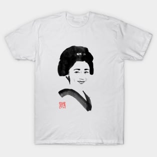 smiling japanese woman T-Shirt